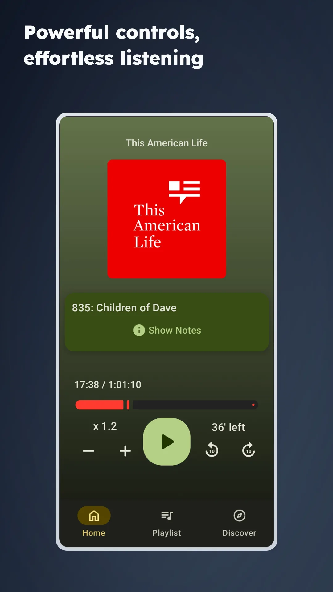 Fantasy Player playback controls