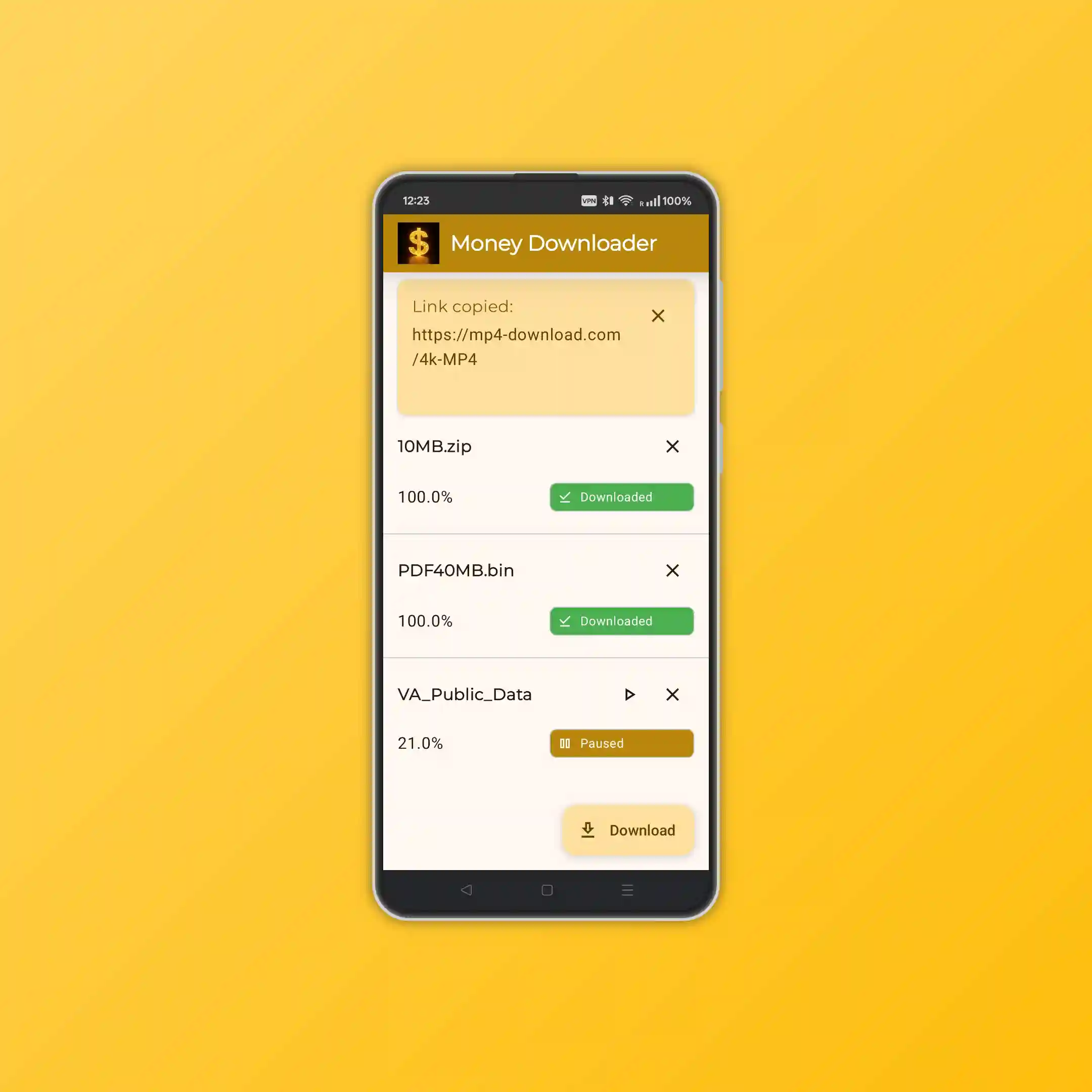 Money Downloader screenshot 2