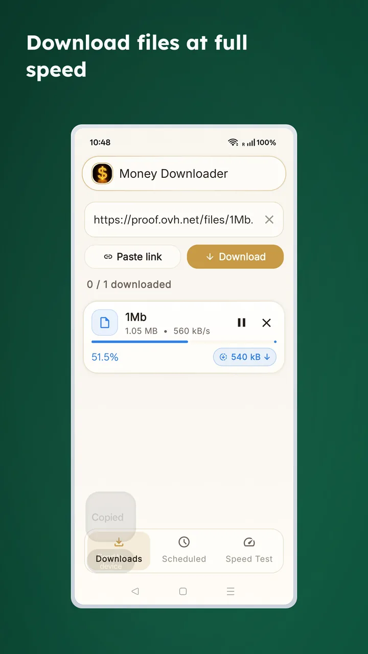 Money Downloader screenshot 1