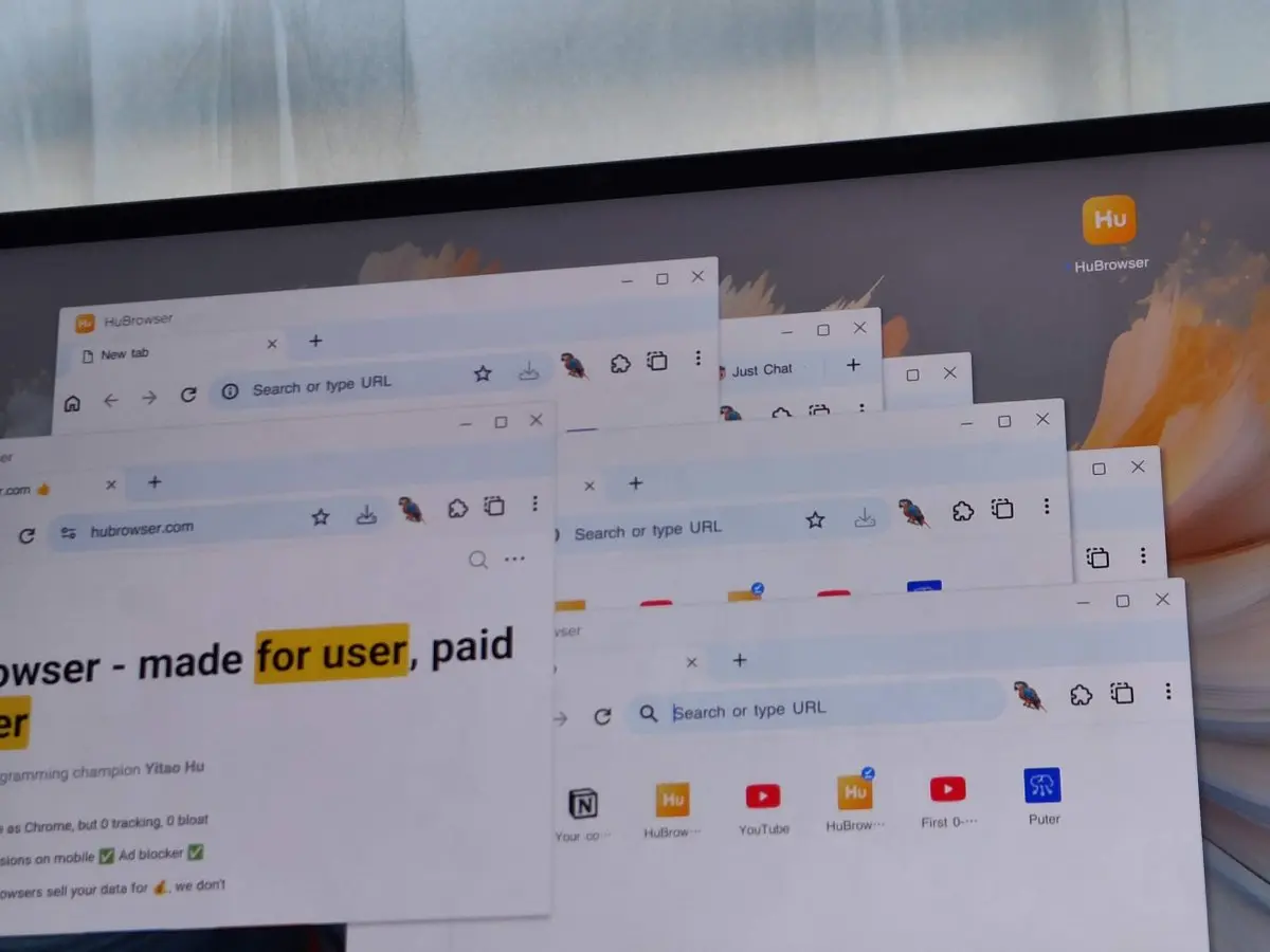 Multi-window functionality on tablet