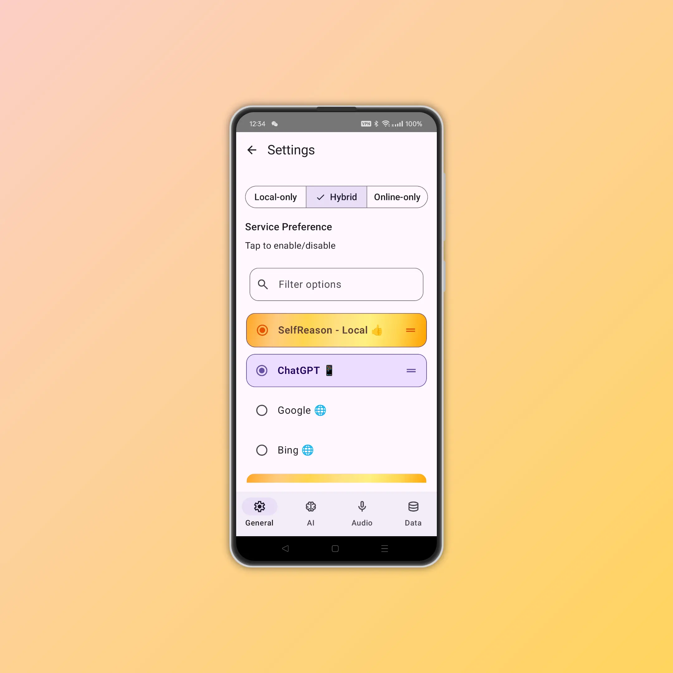 Processing Options