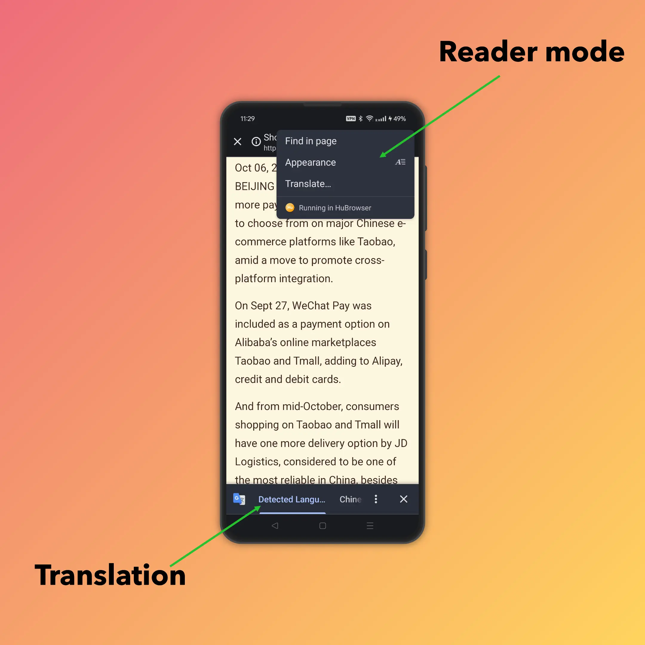 Reader Mode