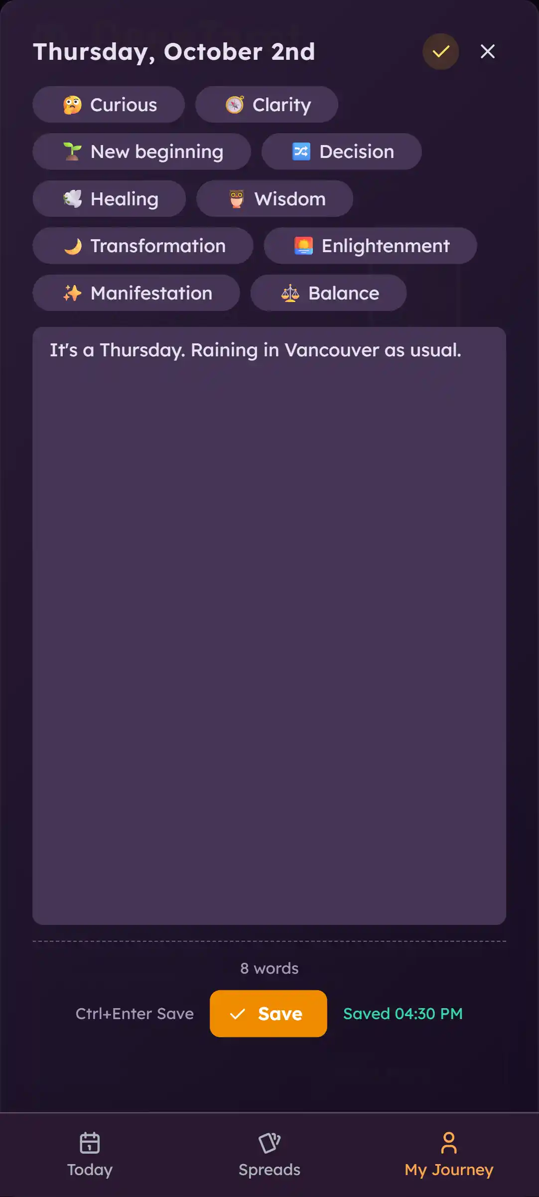 Tarot Card of the Day