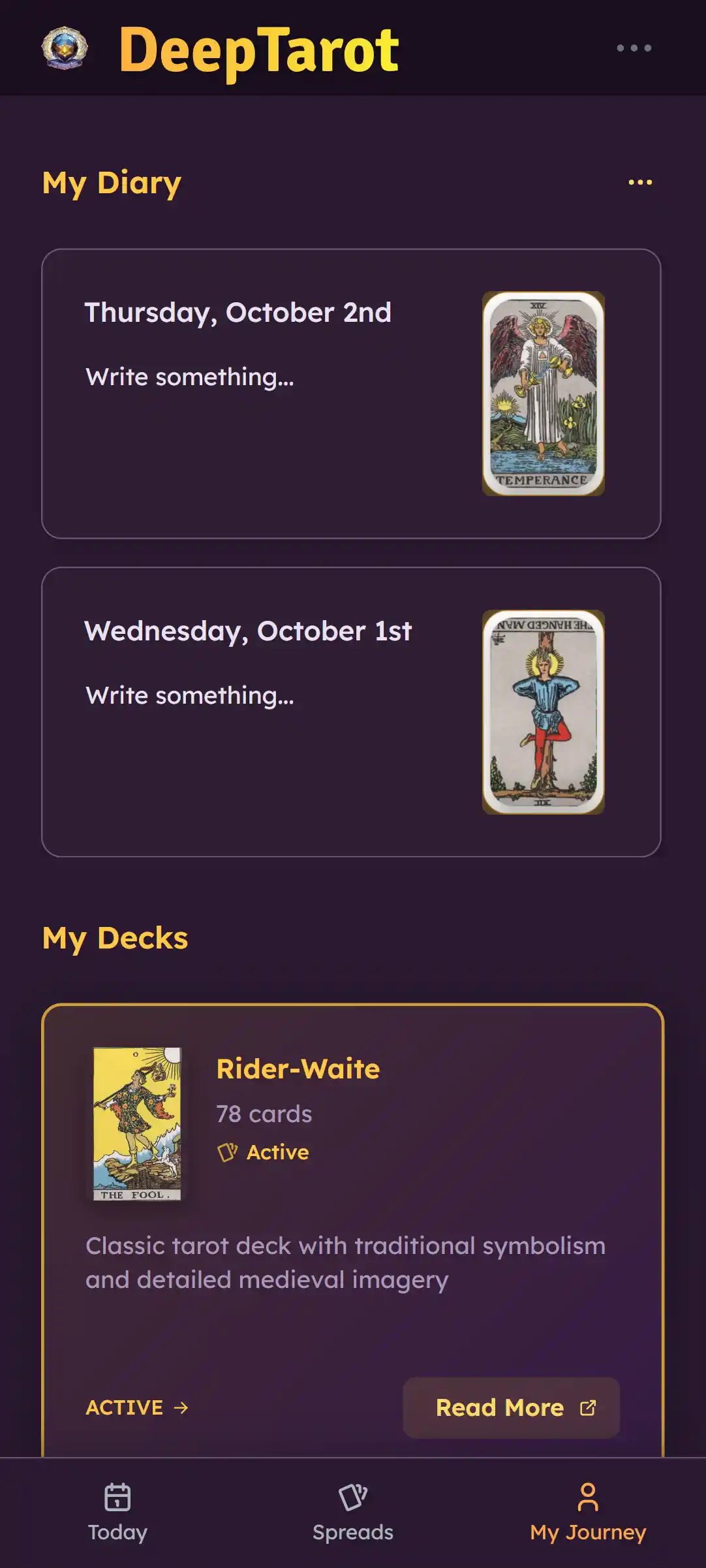 Tarot Card Details